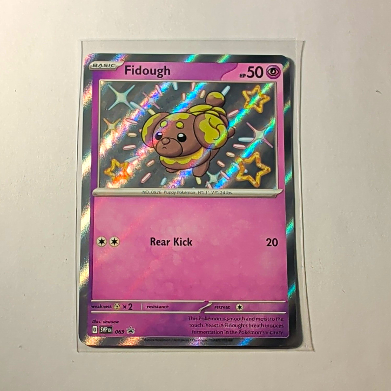 The Pokémon Company Fidough 069 Holo Promo EN SV Scarlet & Violet Promo