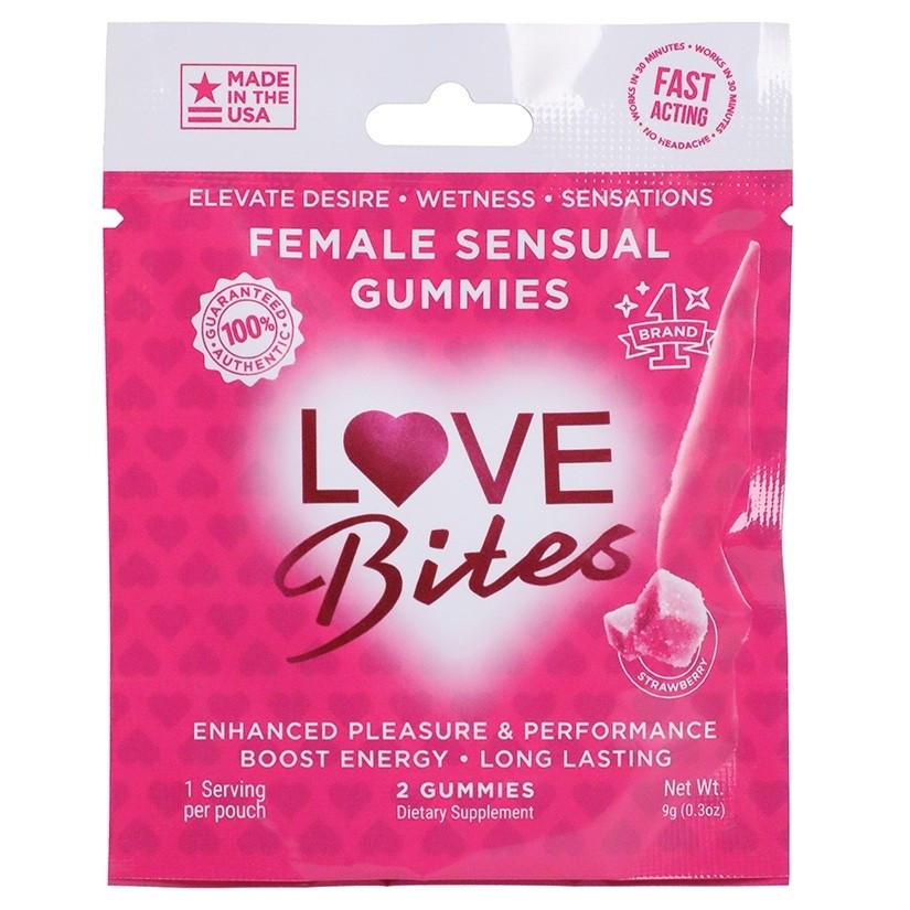 Love Bites Female Libido Energy & Stamina Boost Sensual Enhancement Gummies Love Bites Female Libido Energy & Stamina Boost Sensual Enhancement Gummies