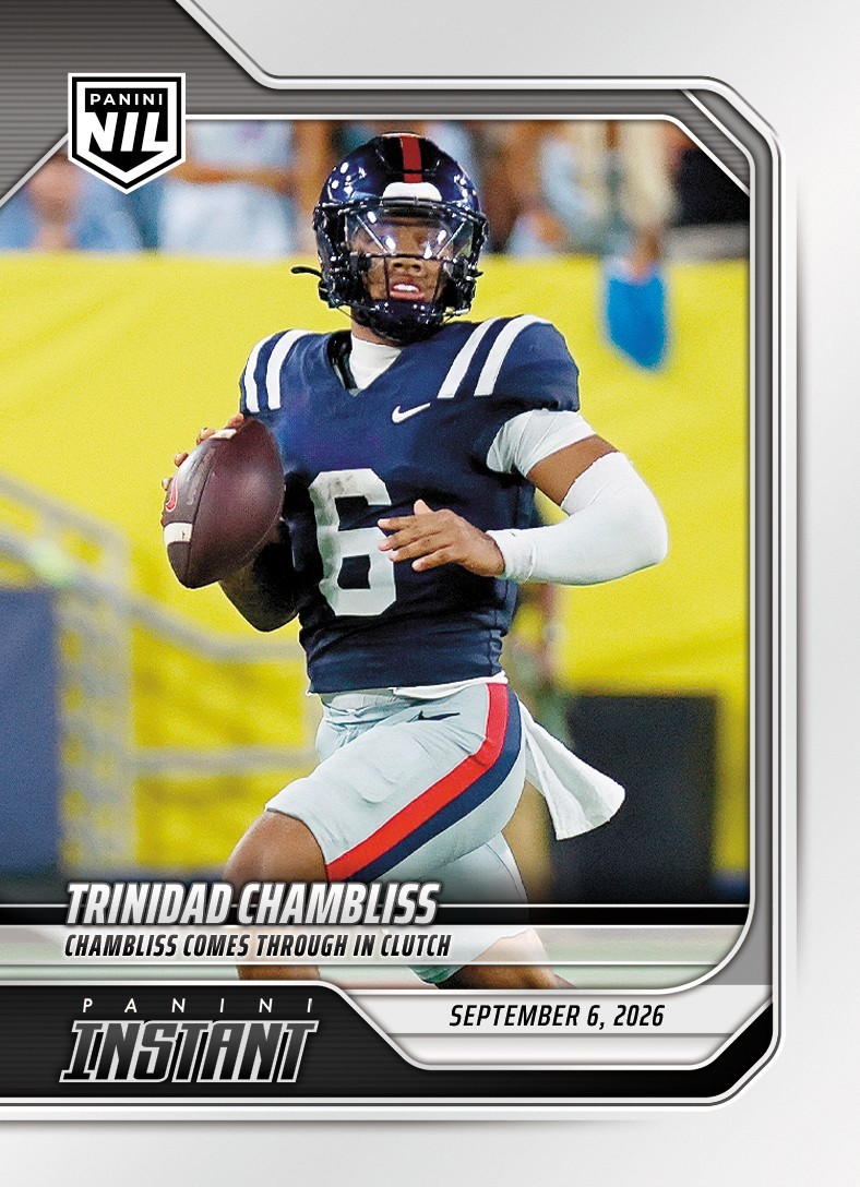 2026 Panini Instant NIL #1-TCH Trinidad Chambliss Ole Miss Rebels PRESALE