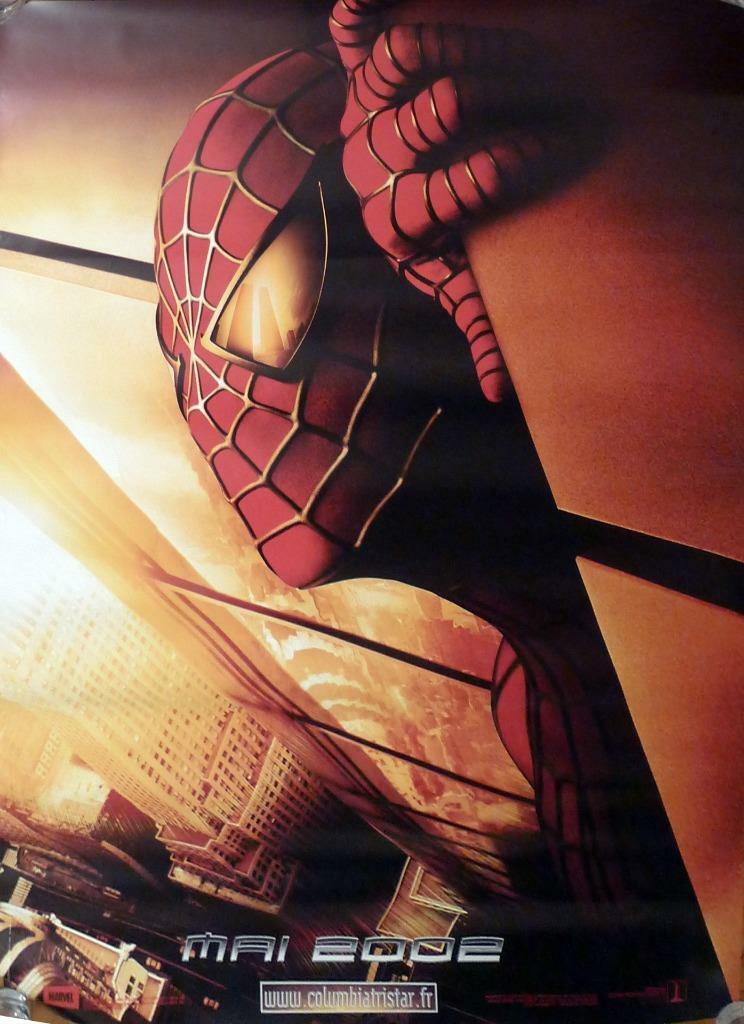 SPIDER-MAN - RAIMI / MARVEL - RECALLED ADVANCE WTC LARGE ROLLED MOVIE POSTER