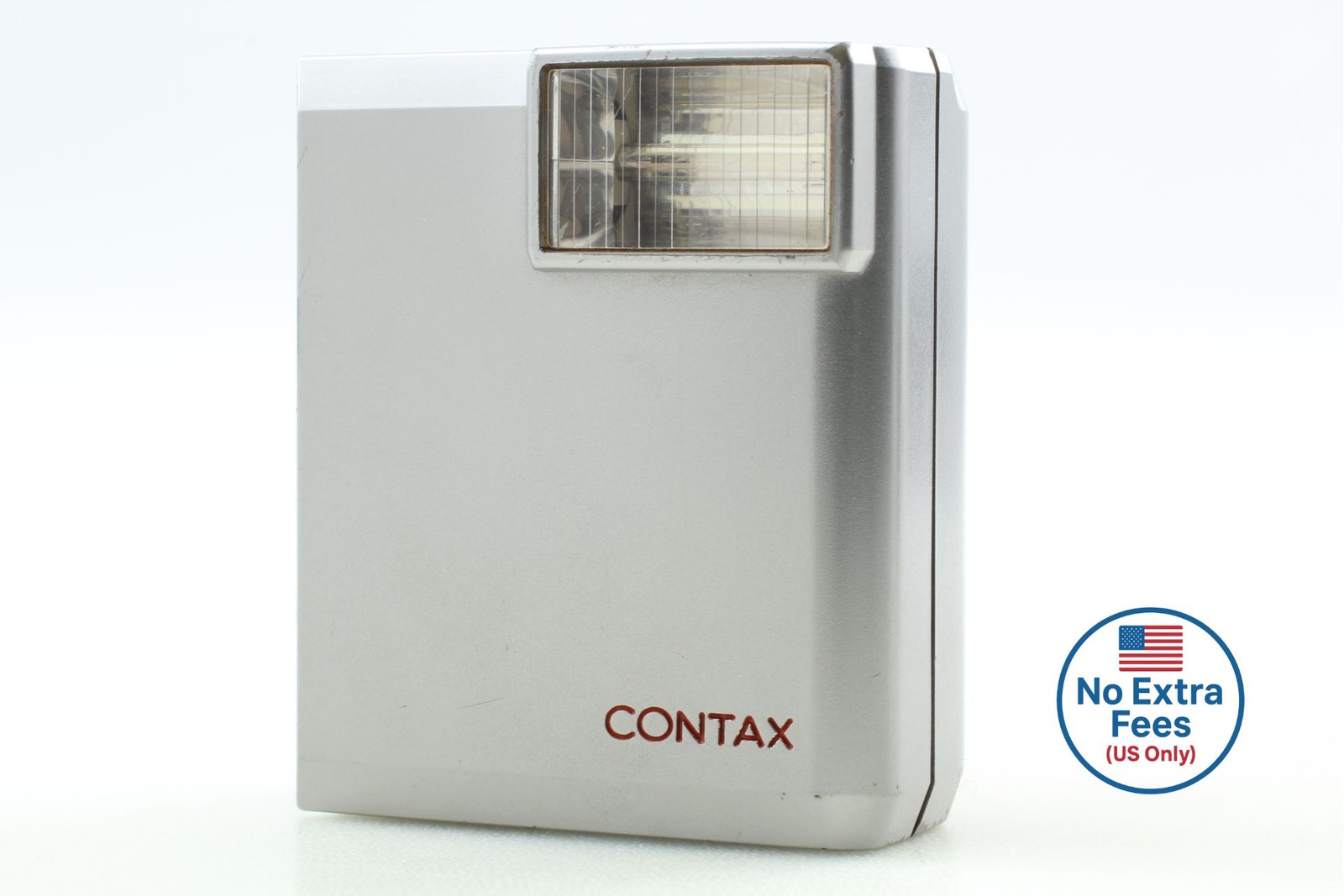 Tested [ Near MINT ] Contax T14 Auto Flash Silver For T FIlm Camera From JAPAN
