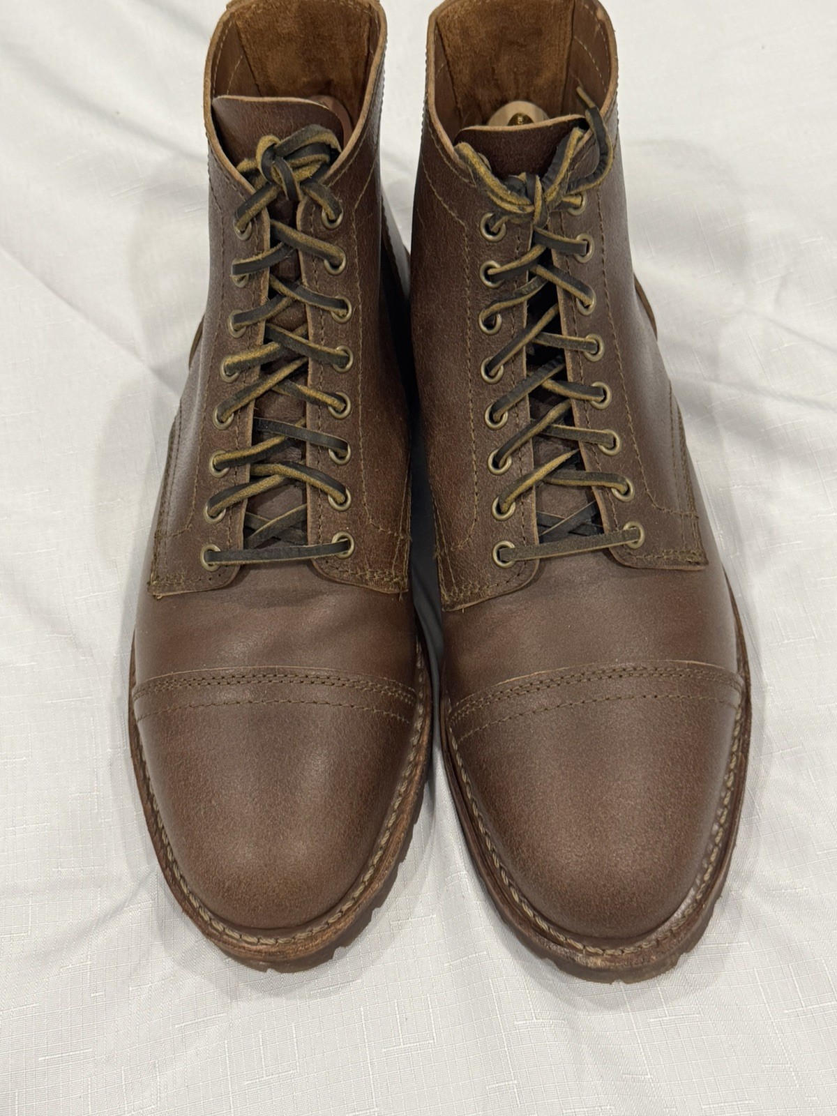 Thursday Boot Co Vanguard Natural Wax Roughout NIB 8.5D Horween CXL Limited Run Thursday Boot Co Vanguard Natural Wax Roughout NIB 8.5D Horween CXL Limited Run