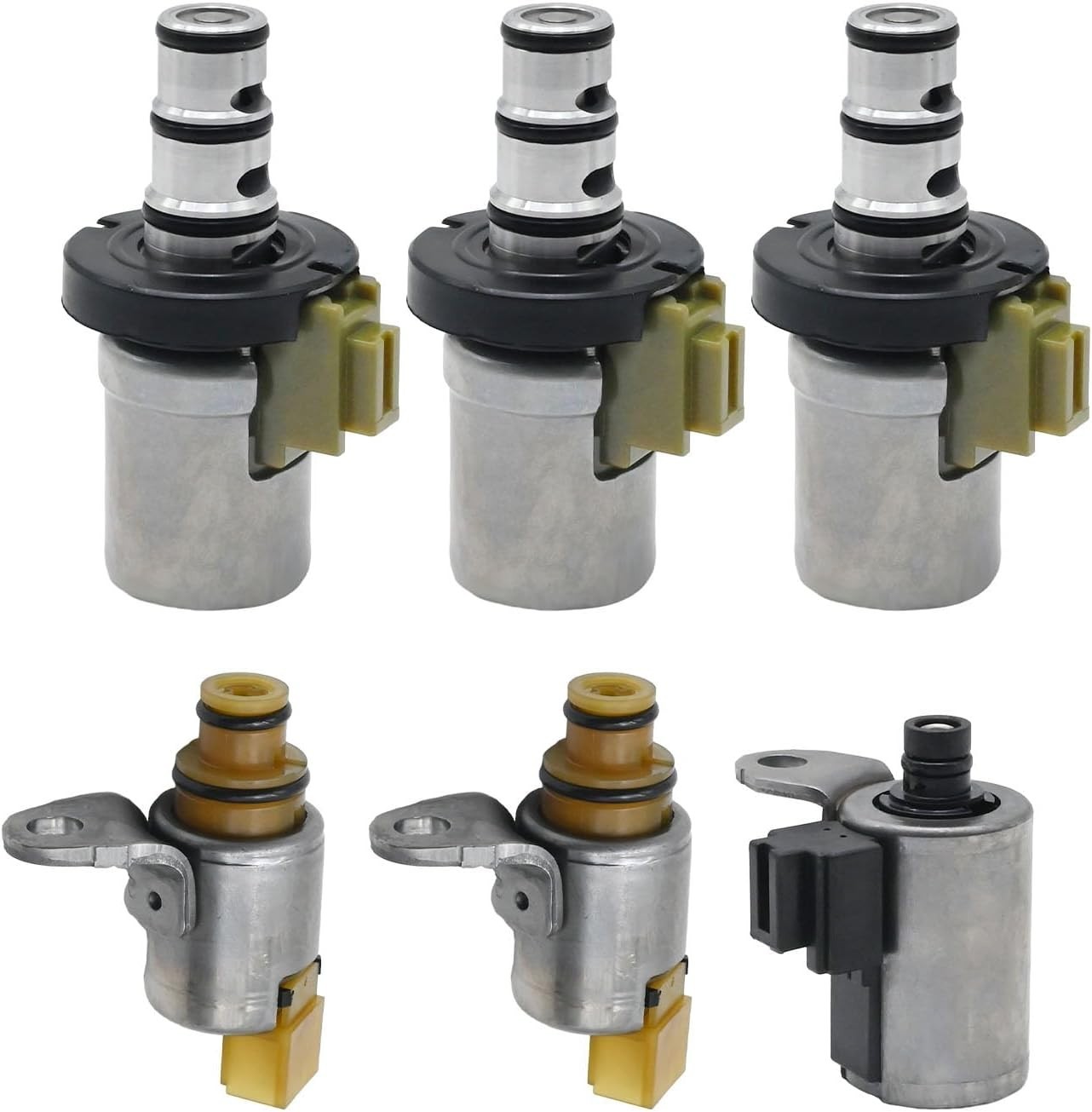 6Pcs Transmission Shift Solenoid Kit EPC PWM 4F27E Replacement for Ford Fiest... 6Pcs Transmission Shift Solenoid Kit EPC PWM 4F27E Replacement for Ford Fiest...