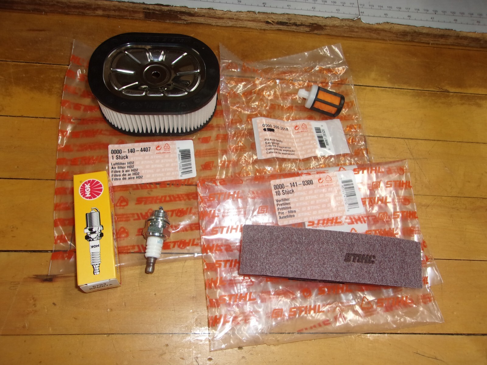 Stihl OEM Service Kit Filter\'s Spark Plug 0000-140-4407 461 460 046 660 #GM-B2D2
