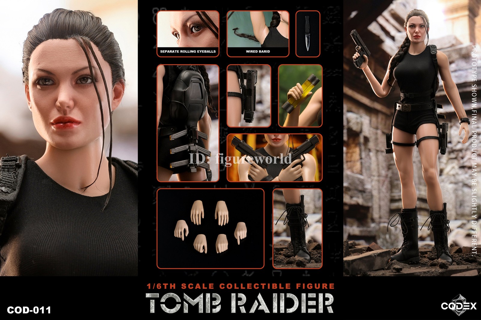 Pre-order CODEX COD-011 1/6 Tomb of the Fallen Raider Lara Jolie Action Figure