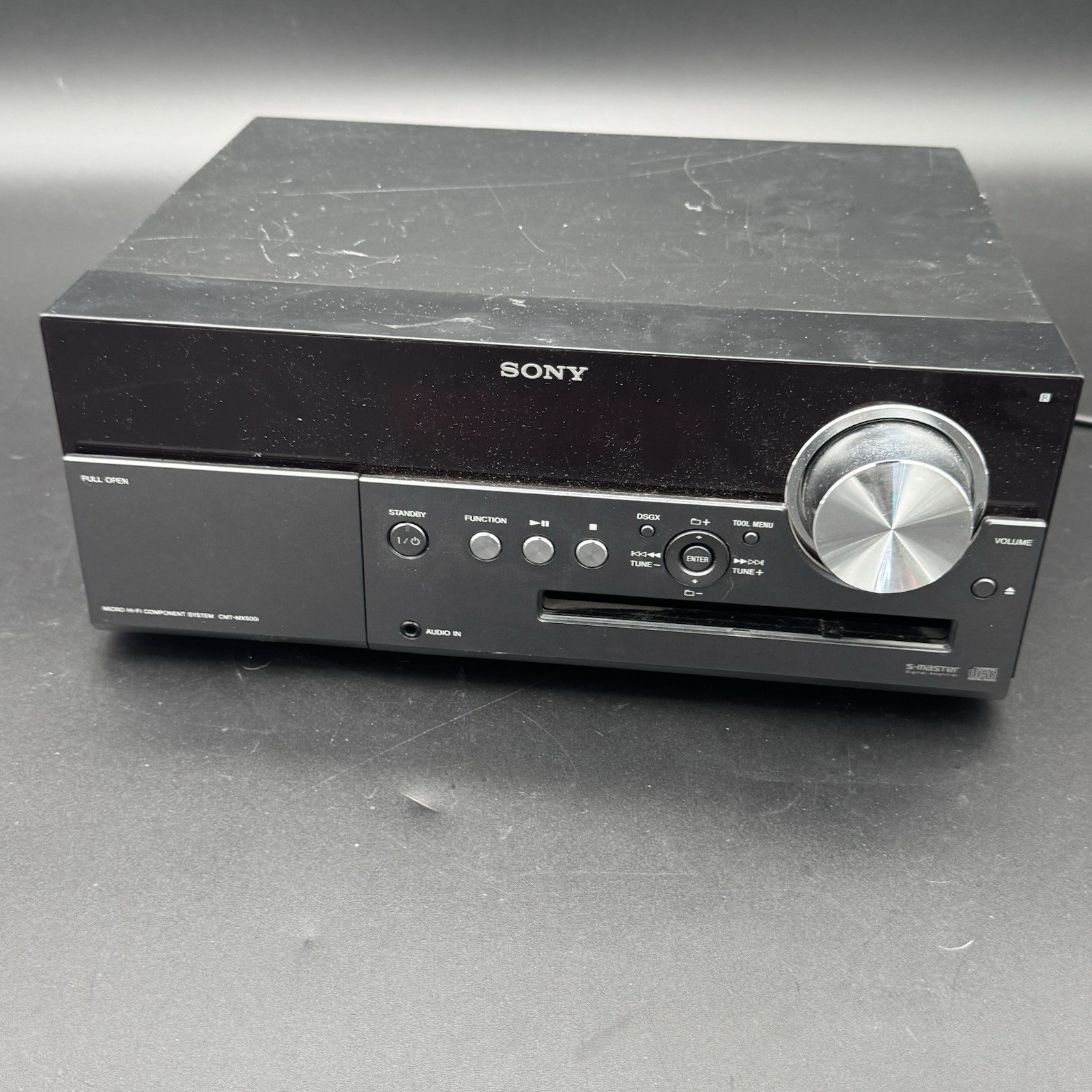 Sony HCD-MX500i Micro HI-FI Stereo System CD Player (Reads Discs) (NO SPEAKERS) Sony HCD-MX500i Micro HI-FI Stereo System CD Player (Reads Discs) (NO SPEAKERS)