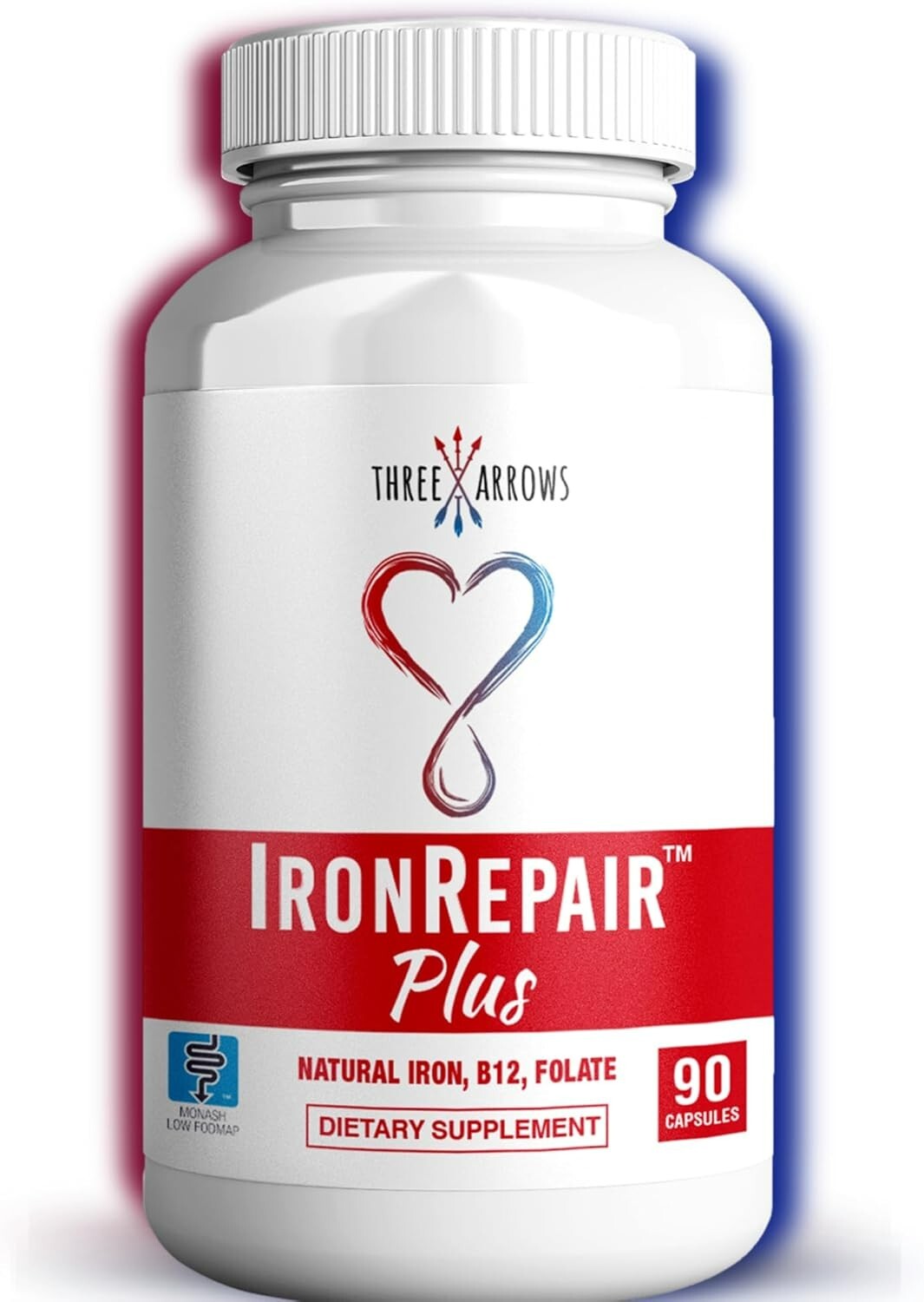 Three Arrows Iron Repair Plus Natural Iron Supplement 90 Gelatin Capsules Three Arrows Iron Repair Plus Natural Iron Supplement 90 Gelatin Capsules
