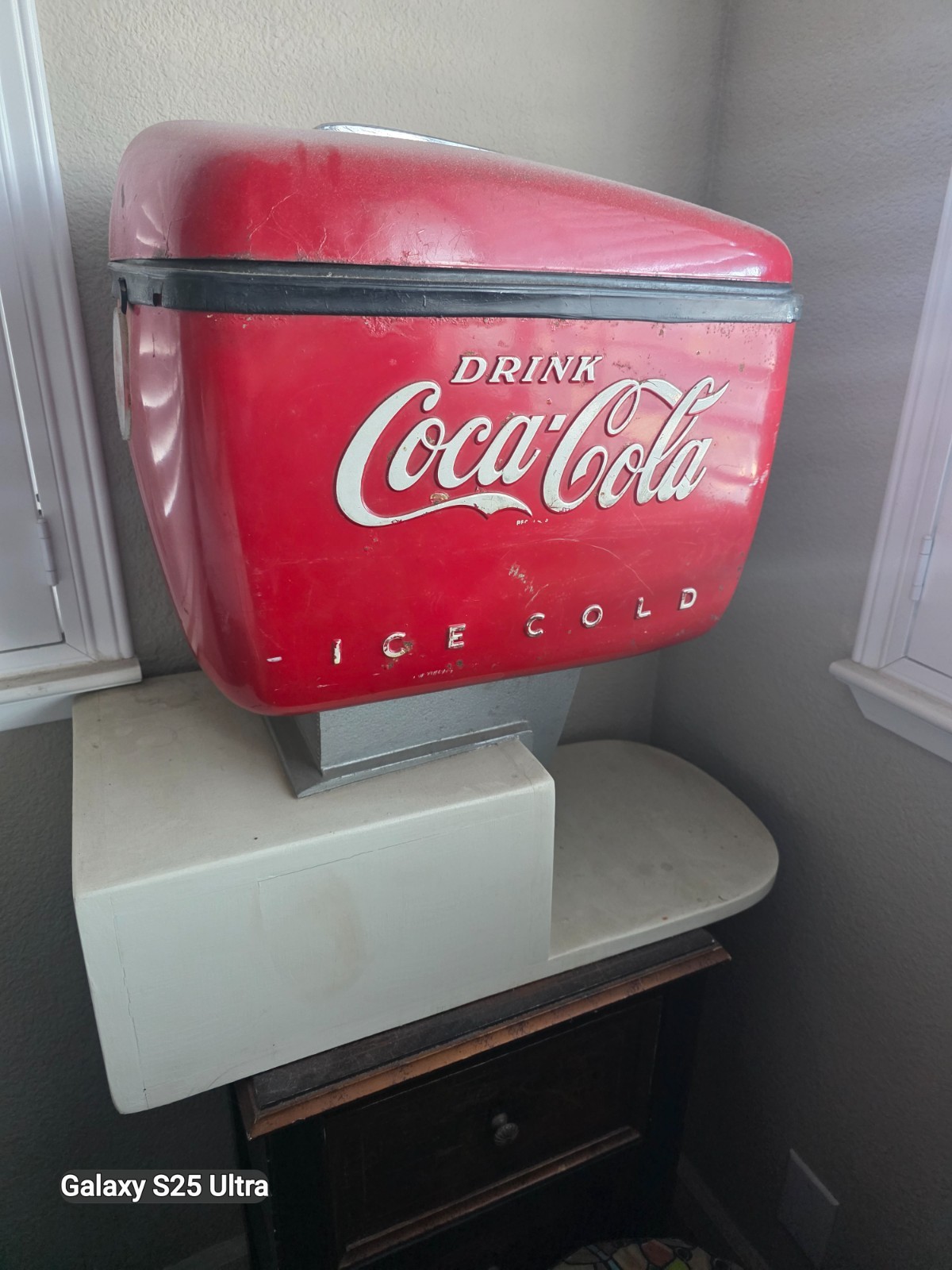 Vintage 1950's Coca Cola Soda Fountain Dispenser Boat Motor Style Excellent Vintage 1950's Coca Cola Soda Fountain Dispenser Boat Motor Style Excellent