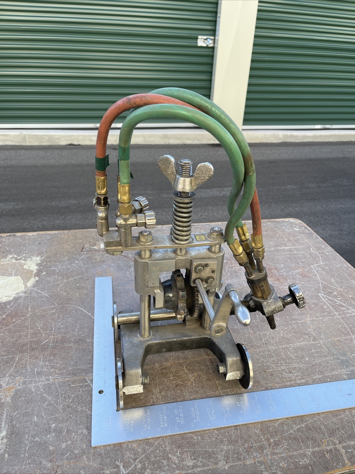 Koike Aronson Picle I-II Oxy-Fuel Portable Manual Pipe Cutting Bevel Machine