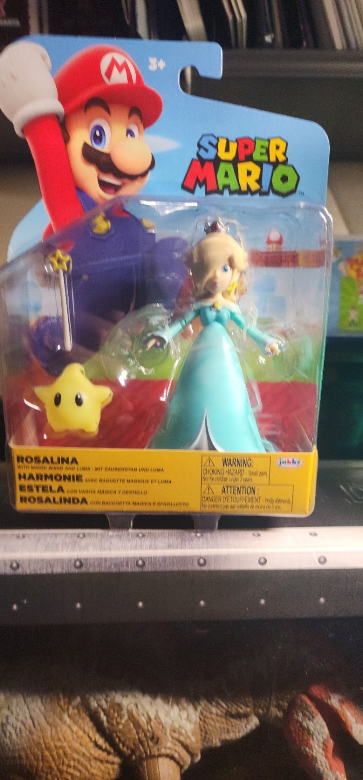 Nintendo Super Mario 4in Rosalina Luma Magic Wand New Jakks Pacific Figure