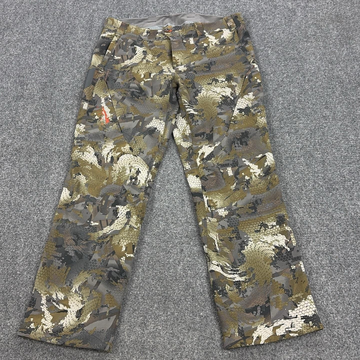 Sitka Dakota Pants Mens 40 Waterfowl Timber Camo Fleece Lined Optifade Hunting
