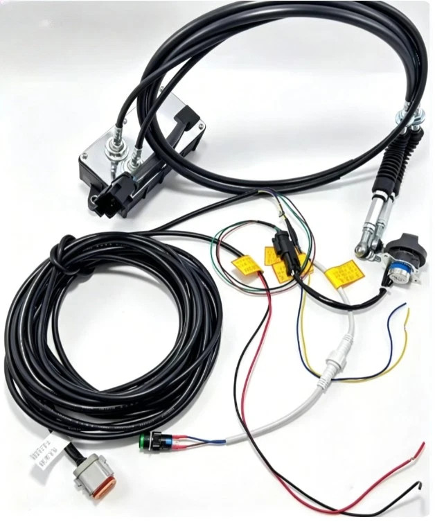 2-Wire Throttle Motor 12V 24V Automatic Idle Speed Control Excavator Replacement