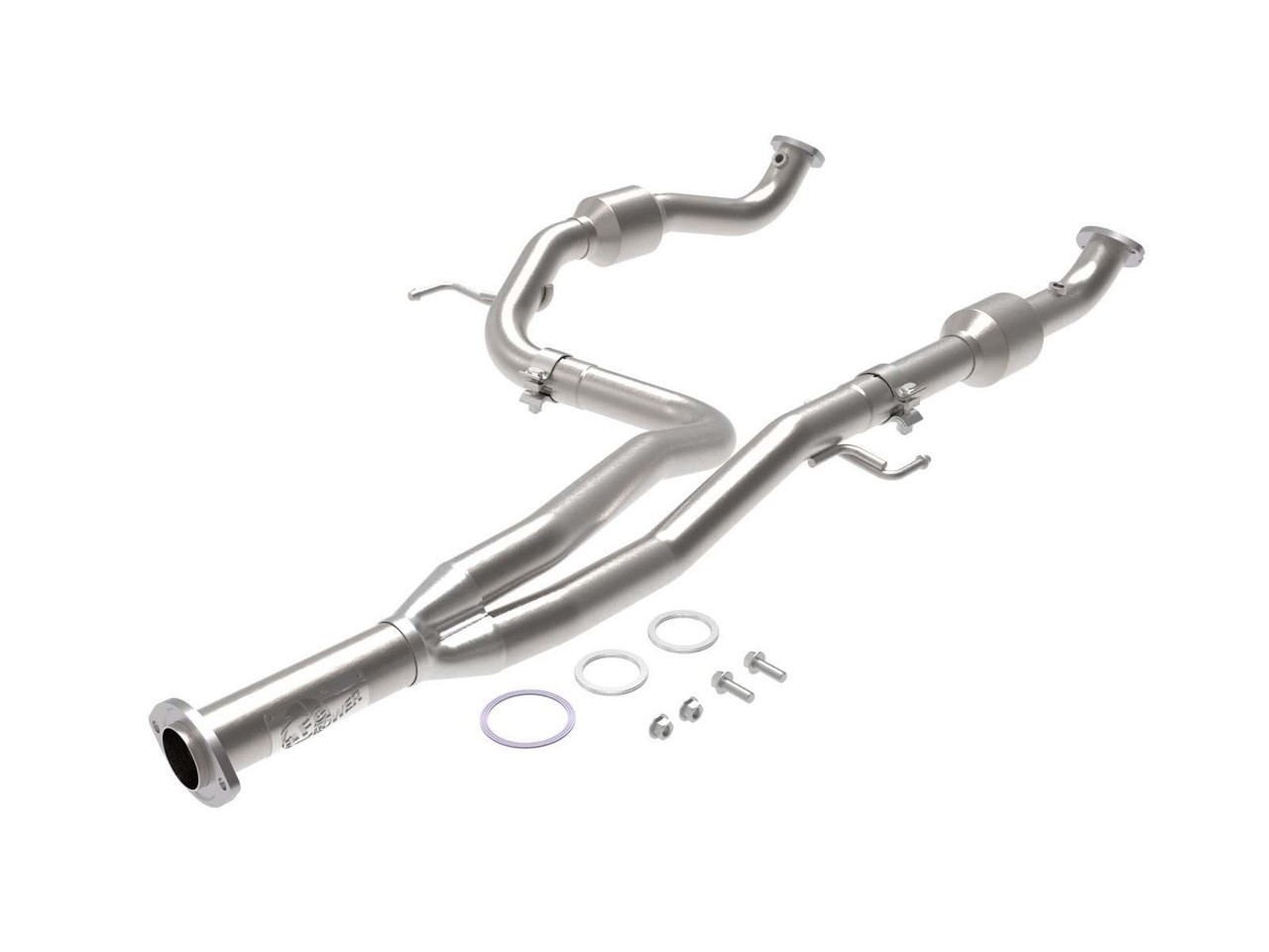 48-46011-RC Twisted Steel Y-Pipe 2-1/2 IN 409 Stainless Steel w/ Cat Toyota Taco 48-46011-RC Twisted Steel Y-Pipe 2-1/2 IN 409 Stainless Steel w/ Cat Toyota Taco