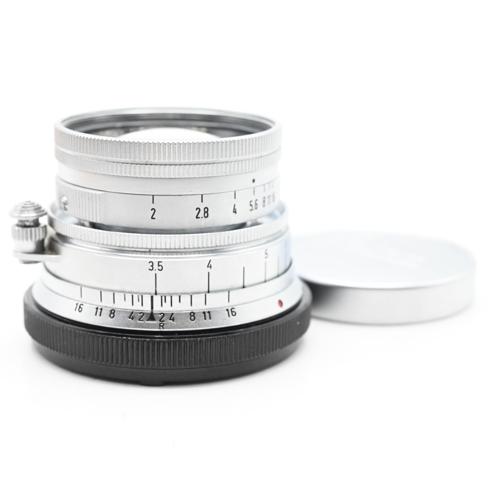 Leica M 5cm 50mm f2 Summicron Lens Collapsible Chrome #698