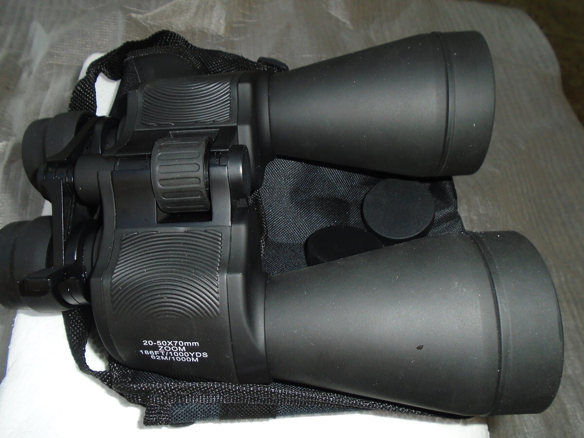 Day /Night Prism binoculars zoom 20-50x70   Ruby lenses  Camping. hunting travel