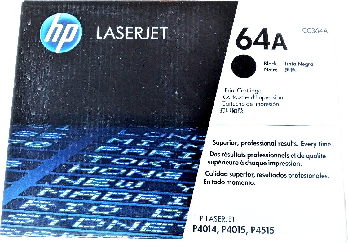 HP 64A LaserJet Toner Cartridge - Black (CC364A)