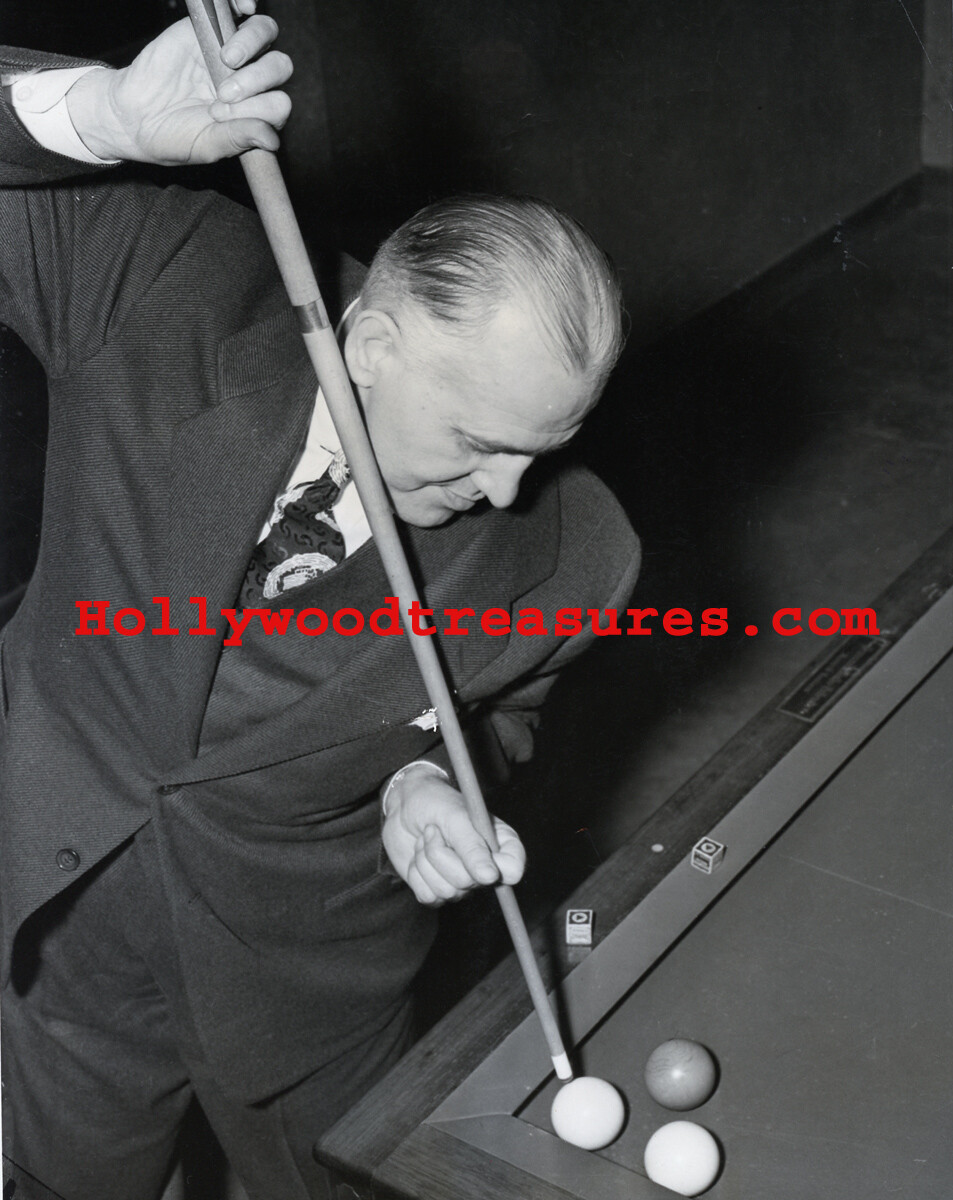 Willie Hoppe~Playing Pool~Pool Hall~Billiards~Shooting Pool~#20~8x10 Photo