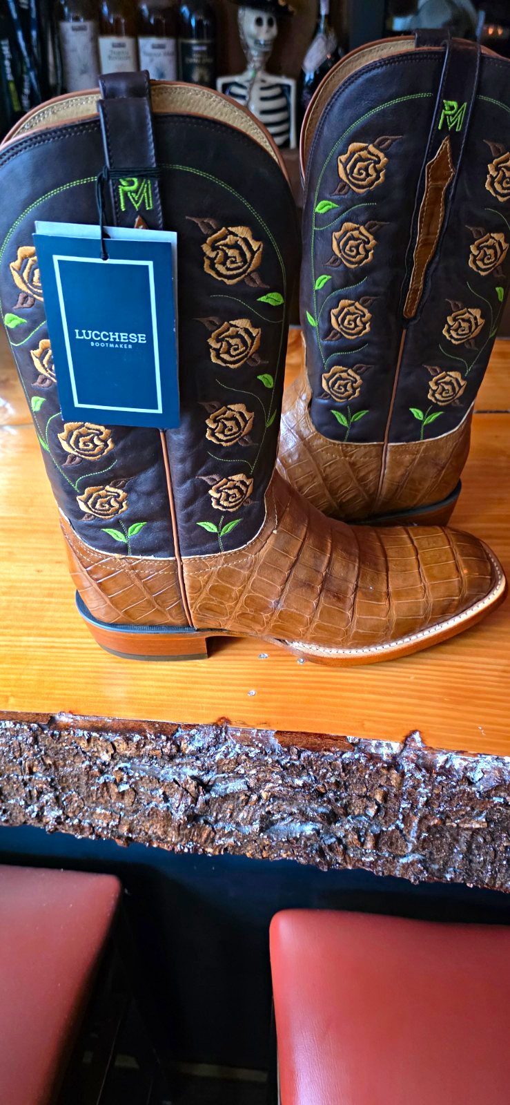 Lucchese Size 11EE Parker Collum \