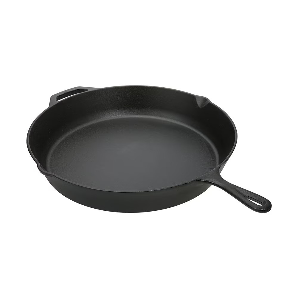 12 inch Pre-Seasoned Cast Iron Skillet with Handles