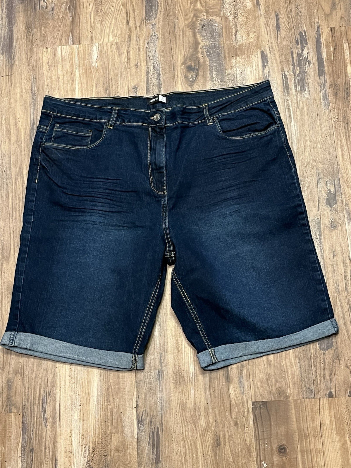 Women\'s Denim, Cuffed Shorts By Pep&Co, Size 20