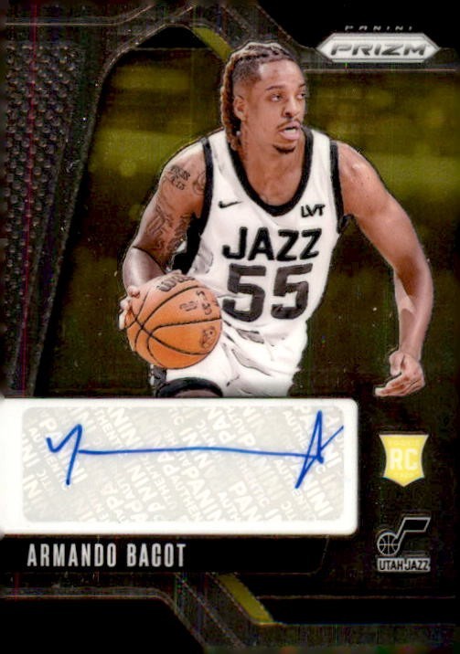 2024-25 Panini Prizm Armando Bacot Rc Autograph #Rsi-Abj 2024-25 Panini Prizm Armando Bacot Rc Autograph #Rsi-Abj