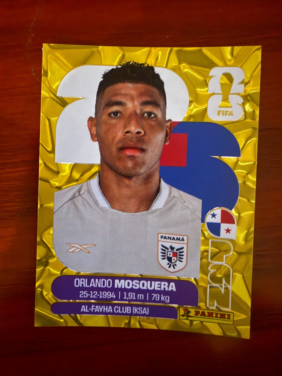 GOLD CRUMPLE (Best Deal): RARE Panini WorldCup-PICK-A-CARD: PANAMA & PARAGUAY
