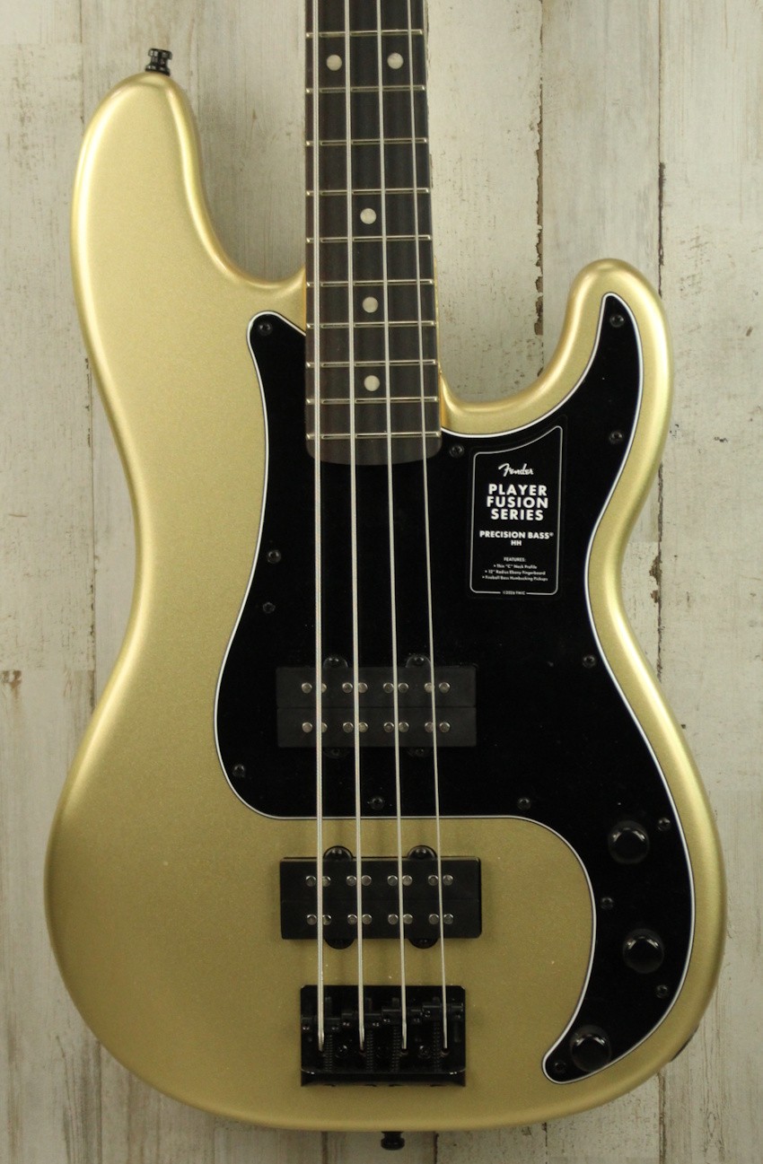 DEMO Fender Limited Edition Player Fusion Precision Bass - Halo Metallic (360)