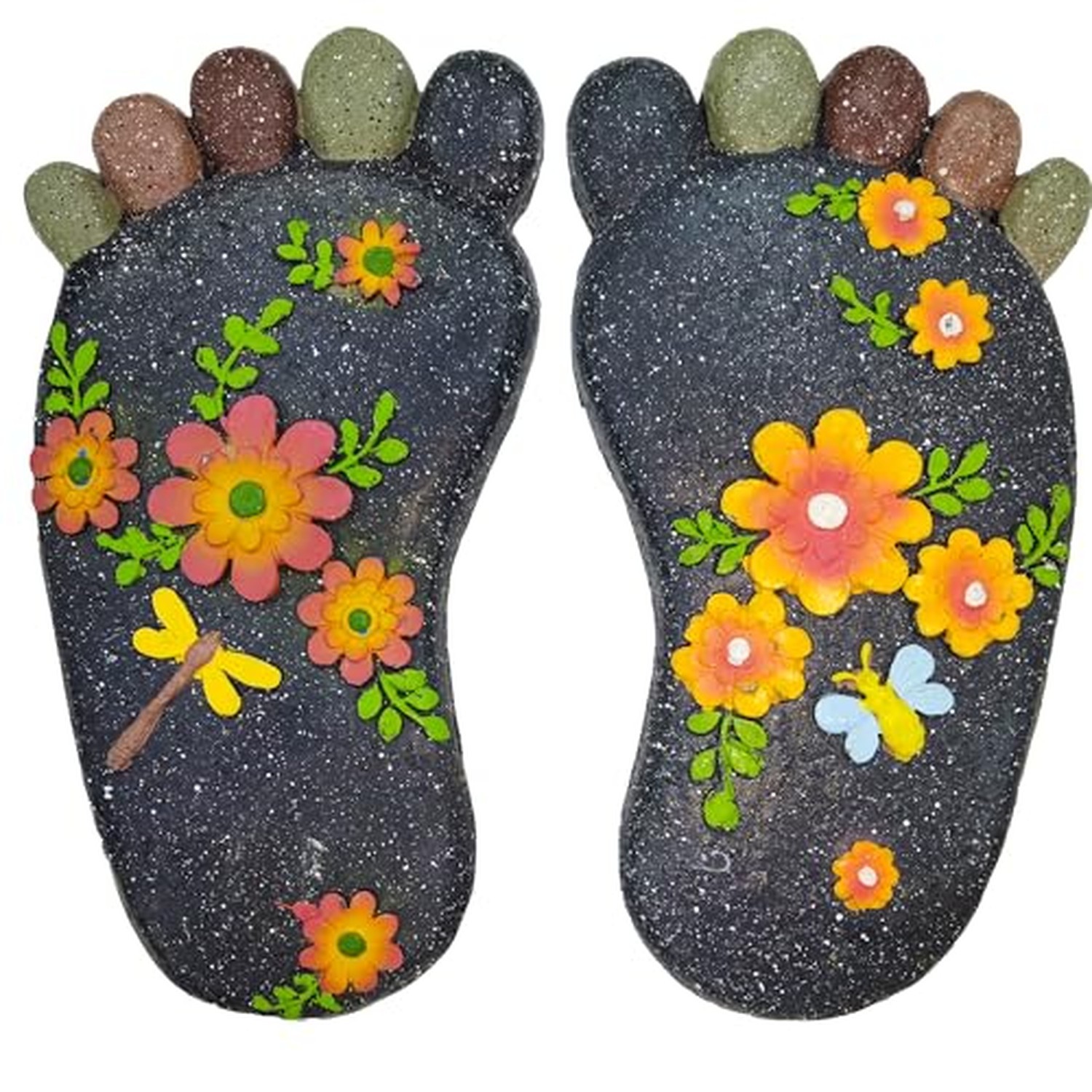 Footprint Stepping Stone, Courtyard Path Anti Slip Paving Walking Stone 2PS 2 Footprint Stepping Stone, Courtyard Path Anti Slip Paving Walking Stone 2PS 2