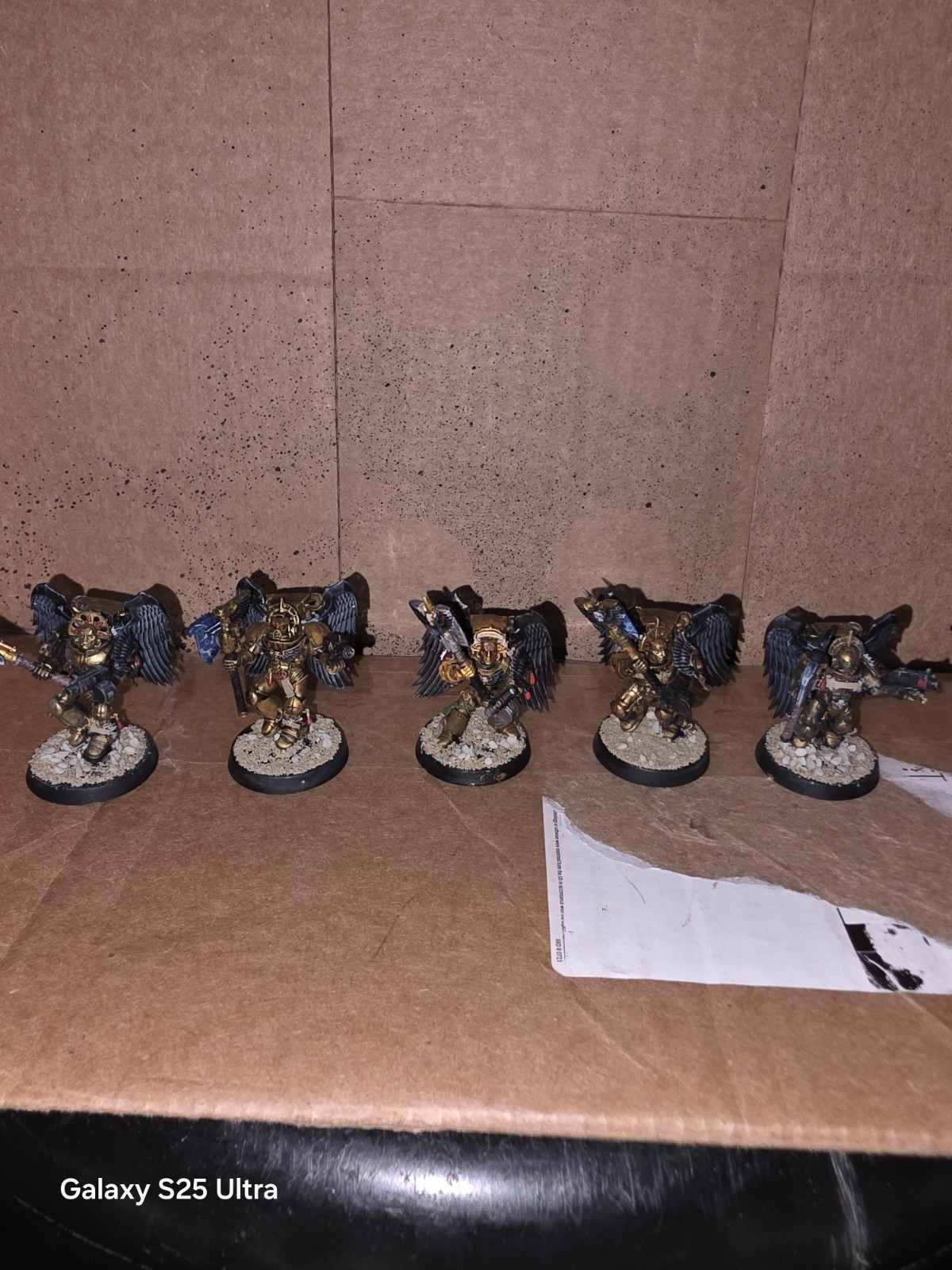 Warhammer 40,000 Blood Angels Sanguinary Guard Used Painted Oop