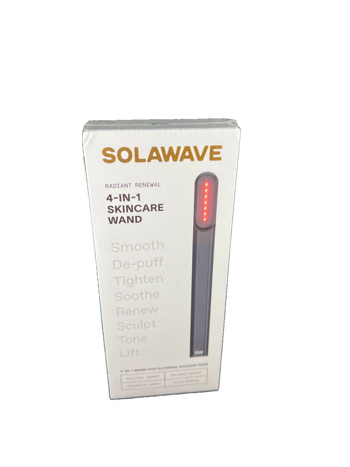 Solawave 4 in 1 Skincare Wand NEW IN SEALED BOX