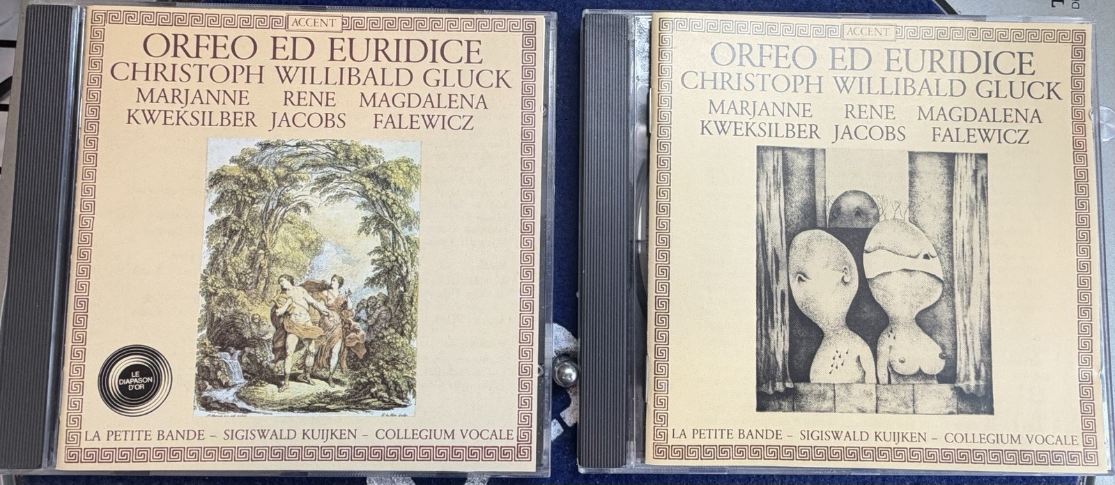 Christoph Willibald Gluck-Orfeo & Euridice Discs Kuijken ACCENT 2-CD Audiophile Christoph Willibald Gluck-Orfeo & Euridice Discs Kuijken ACCENT 2-CD Audiophile
