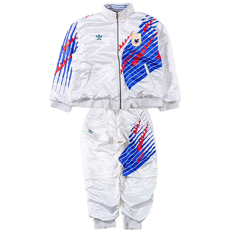 Vintage 1992 Japan National Team Adidas Tracksuit JASPO O Soccer Jacket Pants