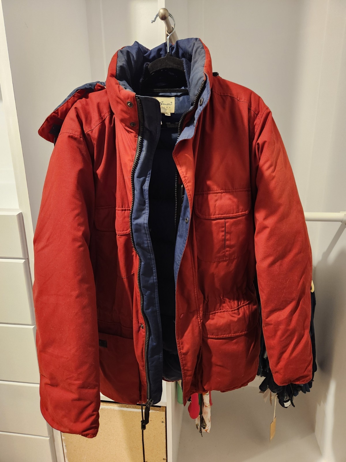 Eddie Bauer RIDGE LINE Men\'s Large Goose Down Coat