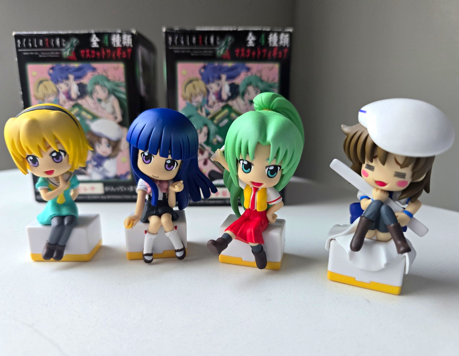 Higurashi When They Cry Sparrow Mascot Figures All 4 Higurashi When They Cry Sparrow Mascot Figures All 4