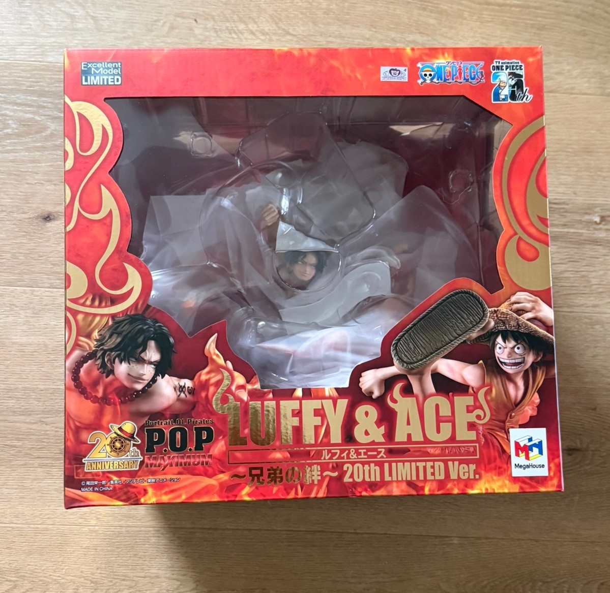 ONE PIECE Luffy & Ace Portrait.Of.Pirates 20th Anniv. Limited Figure MegaHouse ONE PIECE Luffy & Ace Portrait.Of.Pirates 20th Anniv. Limited Figure MegaHouse