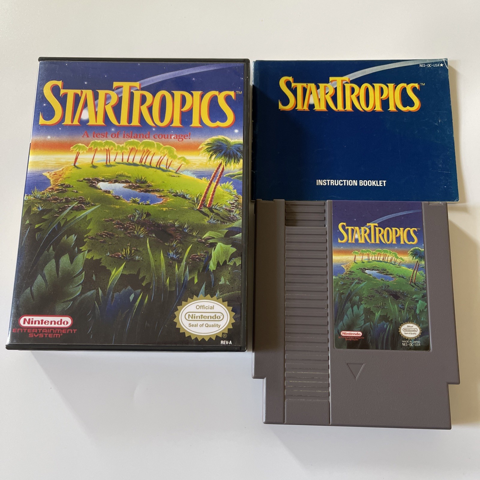 Star Tropics (Nintendo Entertainment System) Tested and Working W Booklet