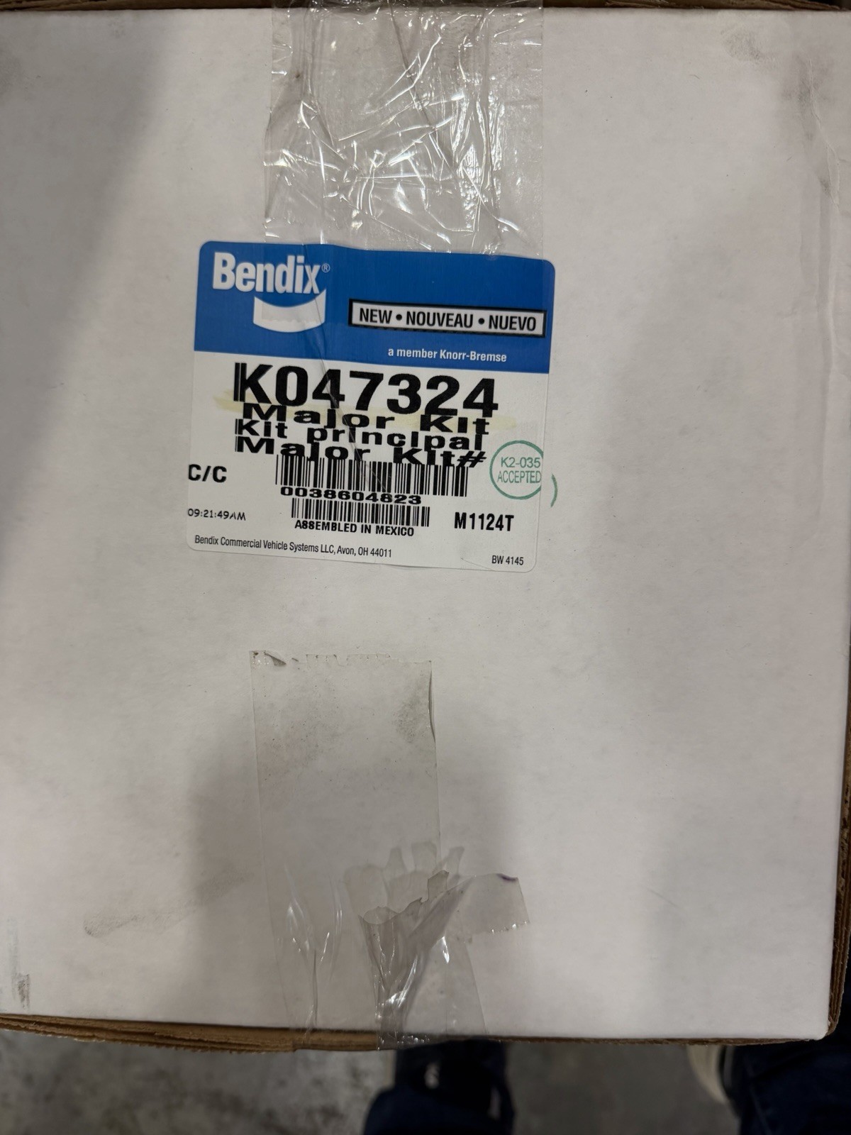 Bendix K047324 AD-IP Major Kit