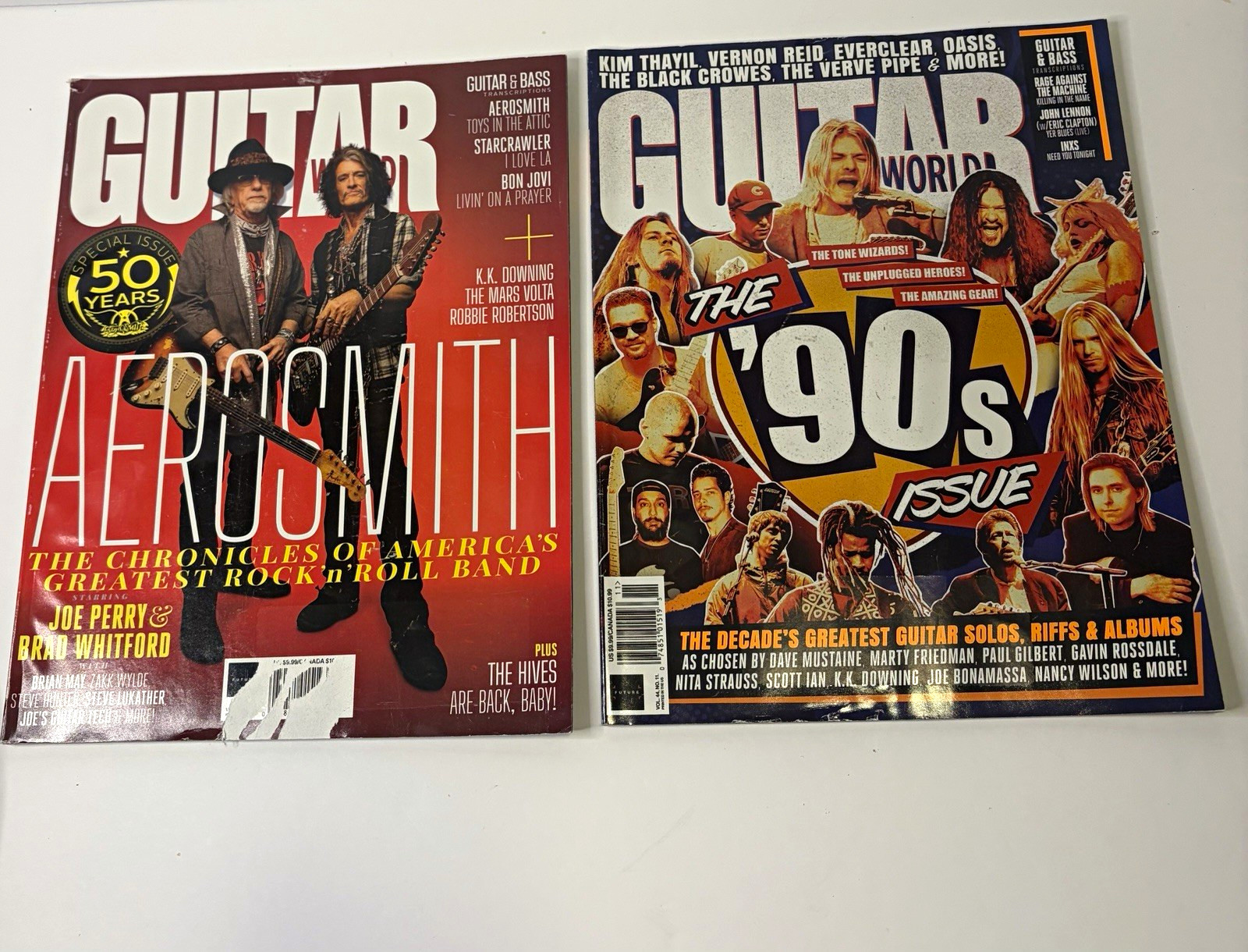 Guitar World Magazine 15 Issue Lot 2022 2023 Aerosmith 90s Special Editions