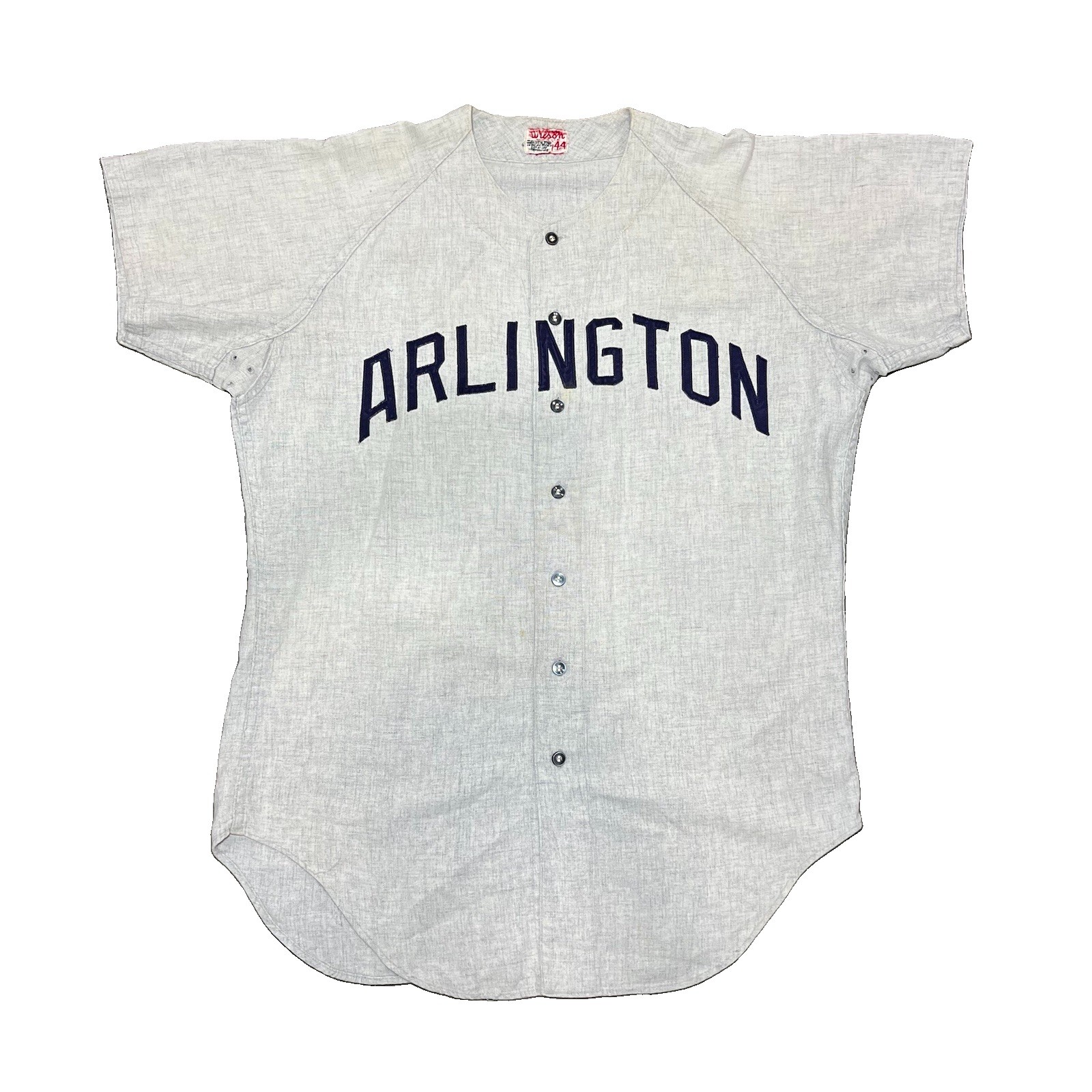 Vintage 50-60's Wilson Arlington Baseball  Wool  Jersey - Size 44