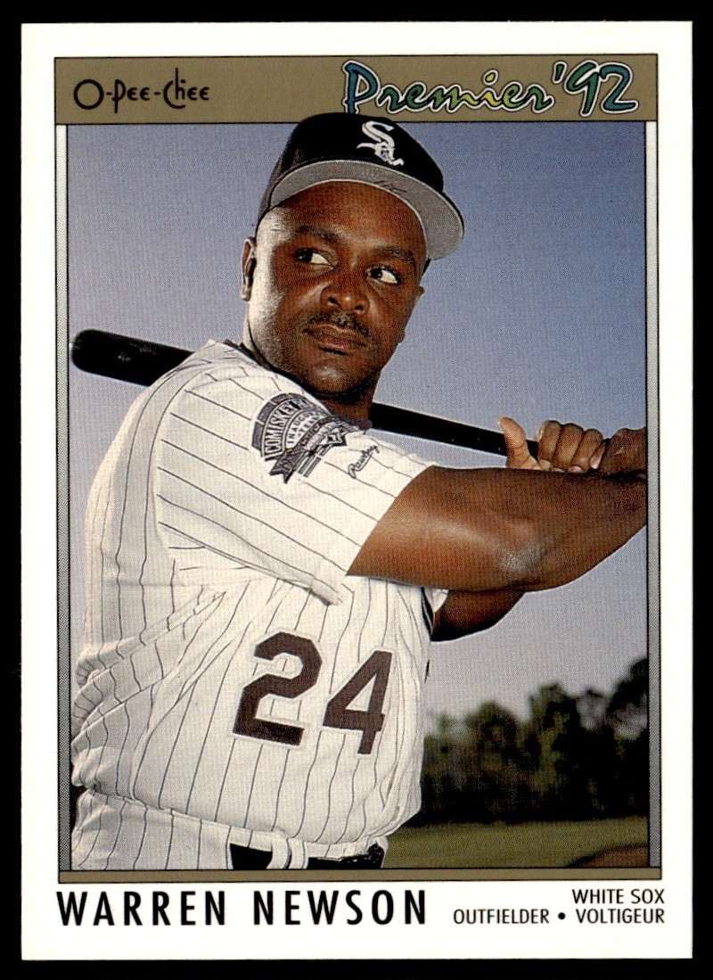 1992 O-Pee-Chee Premier Warren Newson Rookie Chicago White Sox #76 1992 O-Pee-Chee Premier Warren Newson Rookie Chicago White Sox #76