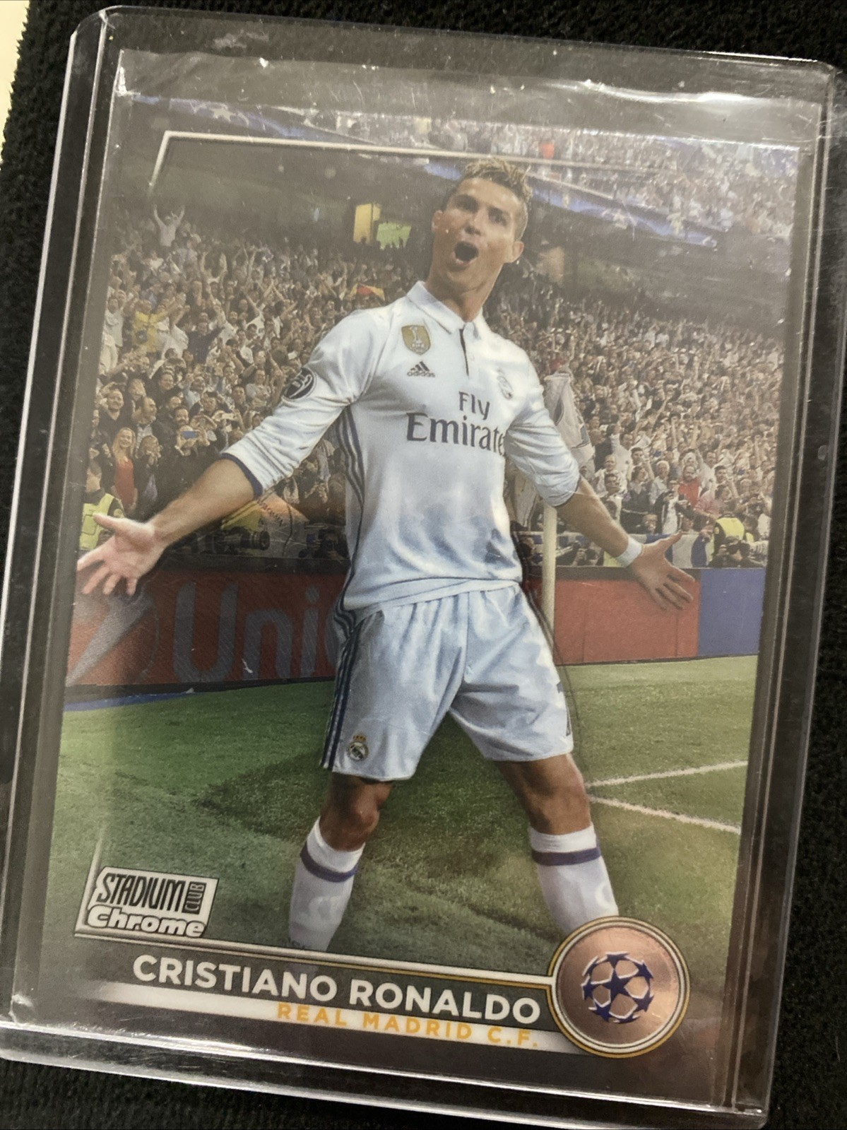 2022-23 Topps Stadium Club Chrome UEFA Club Competitions - Cristiano Ronaldo #7 2022-23 Topps Stadium Club Chrome UEFA Club Competitions - Cristiano Ronaldo #7