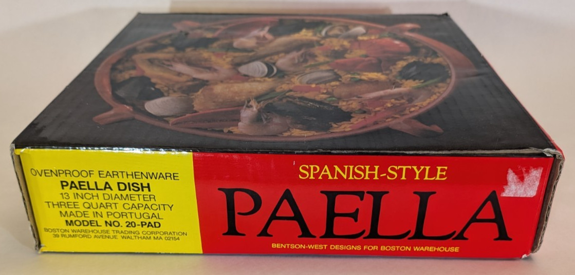 Vintage Terra Cotta Paella Pan  13\