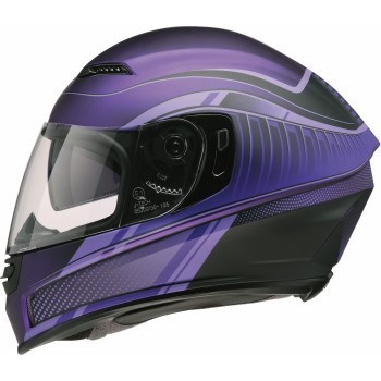 Z1R Jackal Full Face Helmet - Dark Matter Purple - Adult Size Medium