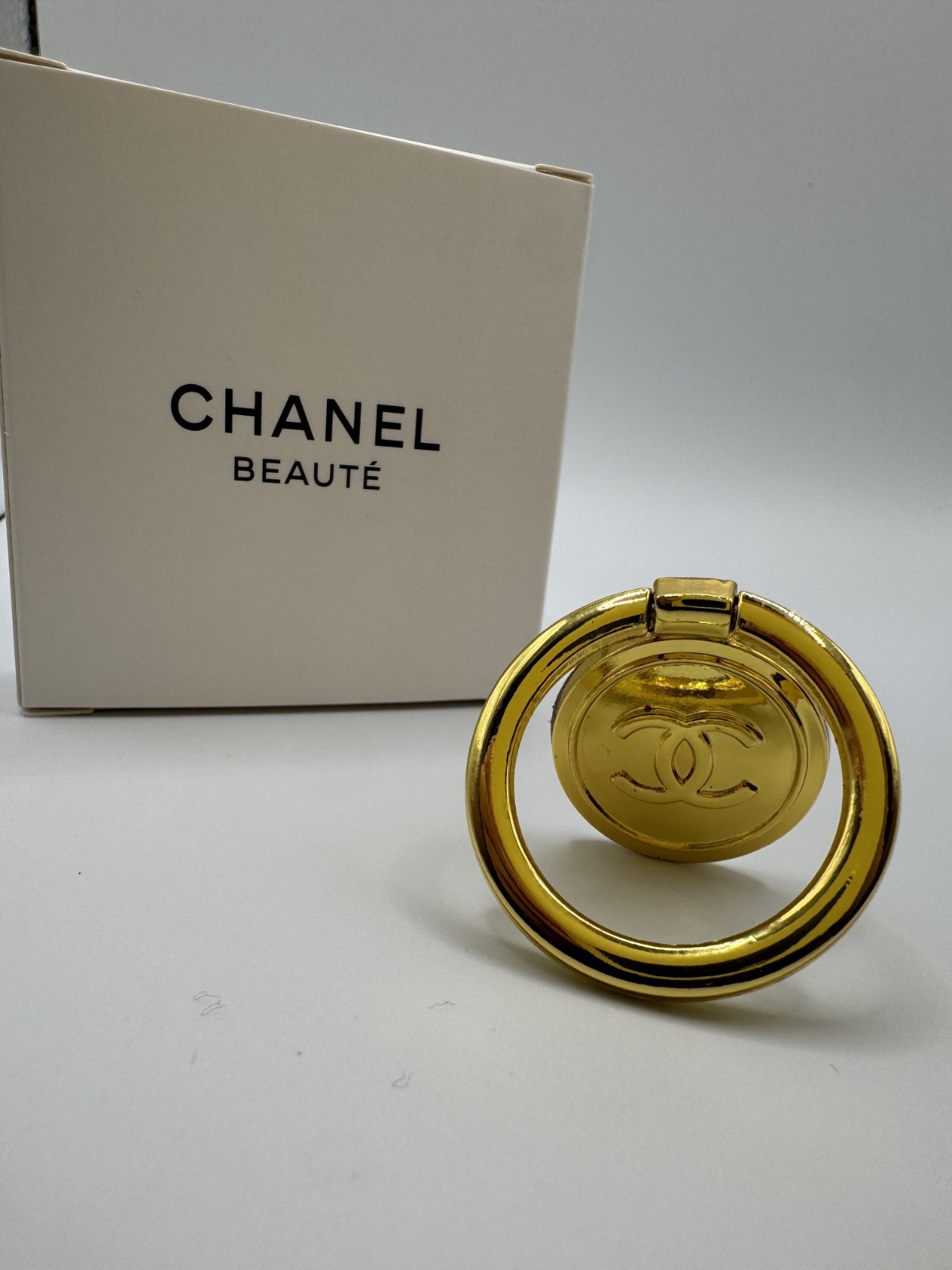 Chanel Phone Ring Phone Stand ~ New in Box RARE ~ Authentic GWP/Loyalty Purchase Chanel Phone Ring Phone Stand ~ New in Box RARE ~ Authentic GWP/Loyalty Purchase