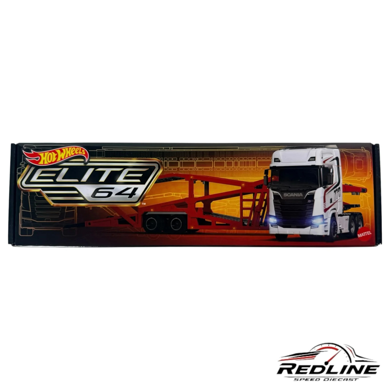 Hot Wheels Elite 64 Scania 770 S Car Hauler Diecast Vehicle 1:64