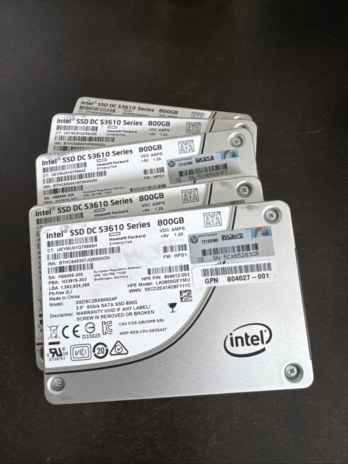 Intel DC S3610 Series 800GB SATA 6Gb/s 2.5inch Internal SSD SSDSC2BX800G4