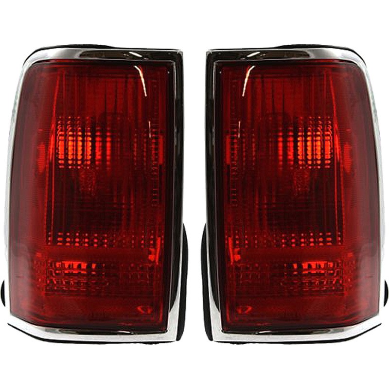 Tail Lights Set Halogen Halogen Fits 1990-1997 Lincoln Town Car