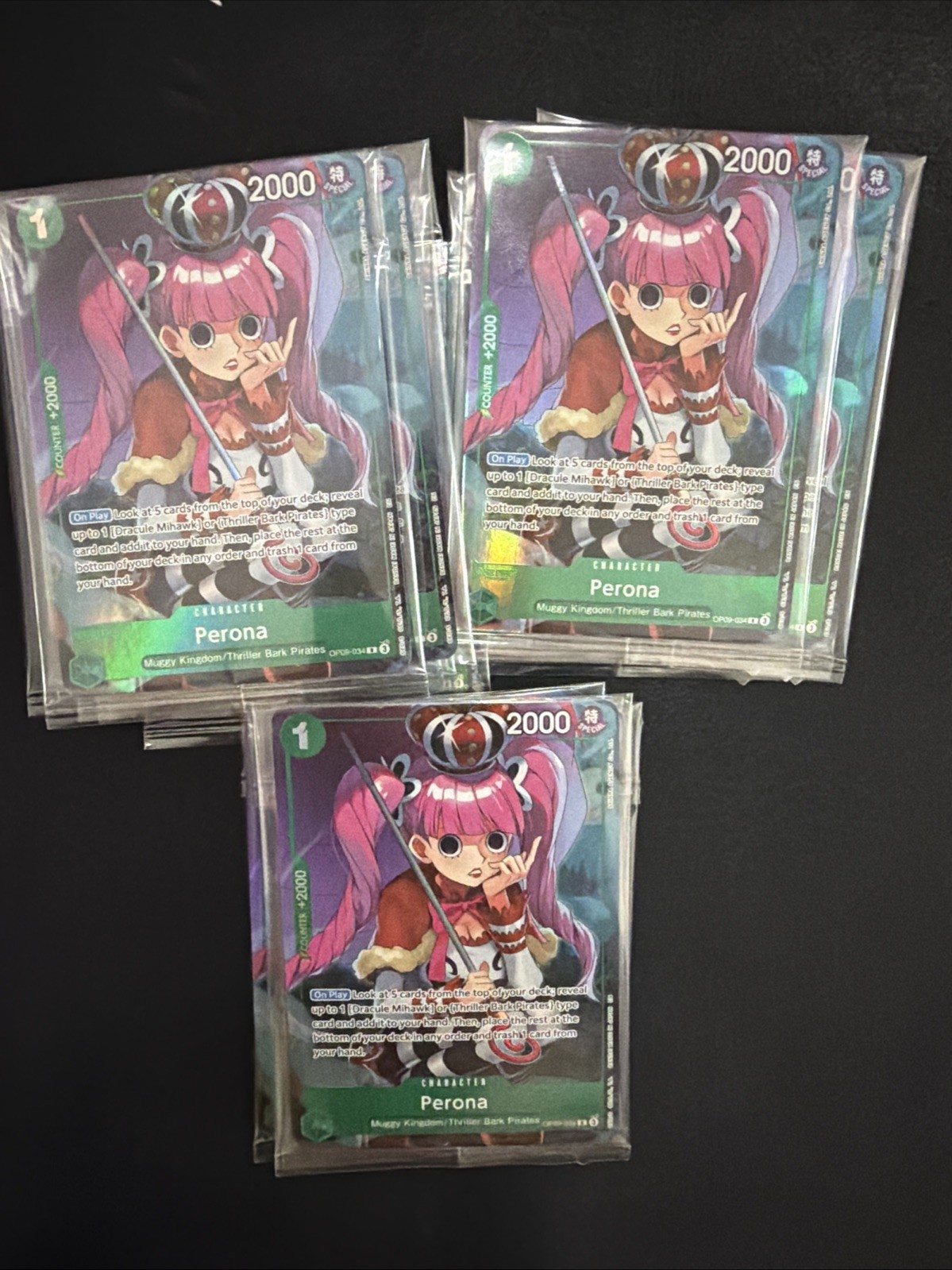 Perona (Illustration Box Vol.4) OP09-034 One Piece Promotion Cards Foil Sealed Perona (Illustration Box Vol.4) OP09-034 One Piece Promotion Cards Foil Sealed