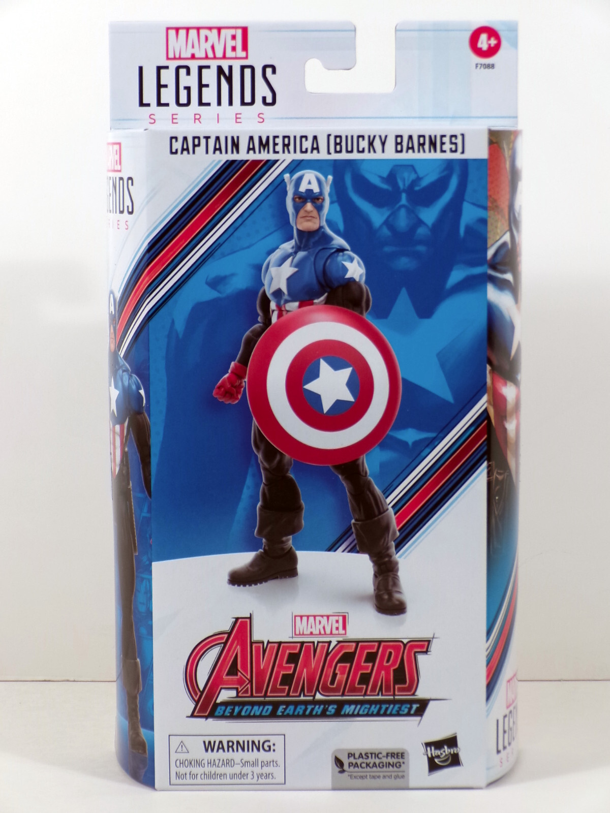Hasbro Marvel Legends Series CAPTAIN AMERICA BUCKY BARNES Figure 60th F7088