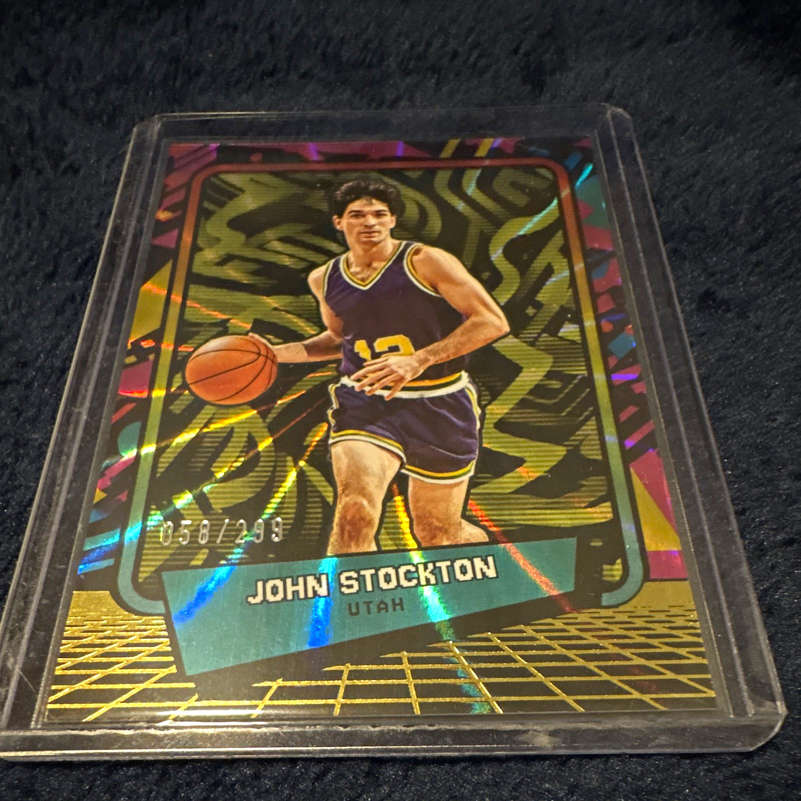 Panini 2026 90s Pop Culture Box Set John Stockton #90 Utah Jazz Parallel /200 Panini 2026 90s Pop Culture Box Set John Stockton #90 Utah Jazz Parallel /200